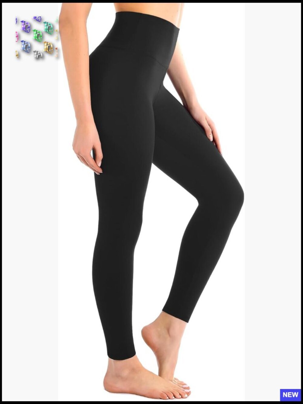 High Waisted Leggings for Women Soft 4-Way Stretch Yoga Pants Non See-Through